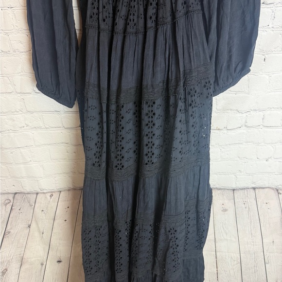 Free People Mockingbird Maxi Dress in Black NWT Size Small - Picture 12 of 16